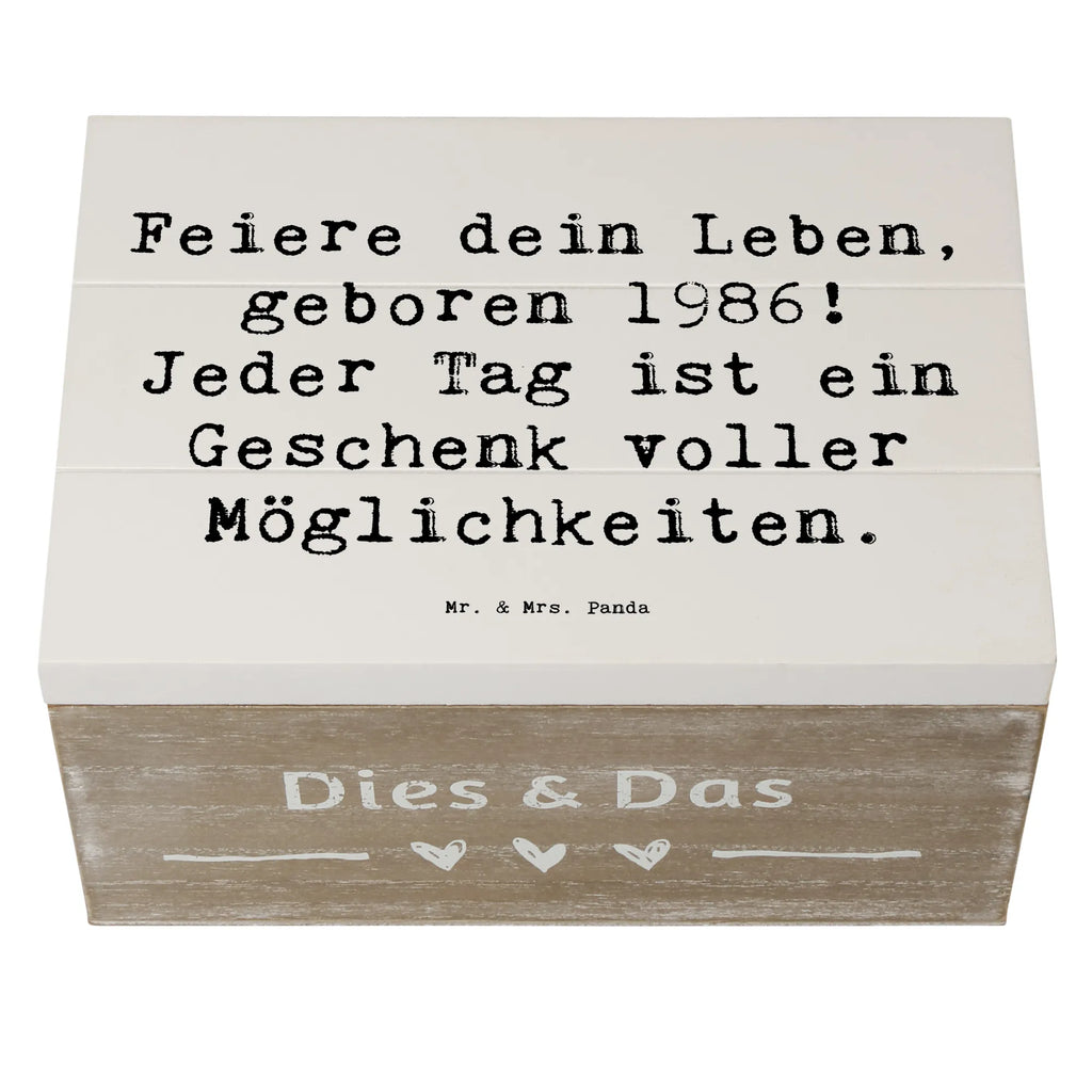 Holzkiste Spruch 1986 Geburtstag Truhe, Dekokiste, Kiste, XXL, Erinnerungsbox, Aufbewahrungsbox, Schatulle, Holzkiste, Erinnerungskiste, Geschenkbox, Geschenkdose, Schatzkiste, Geburtstag, Geburtstagsgeschenk, Geschenk