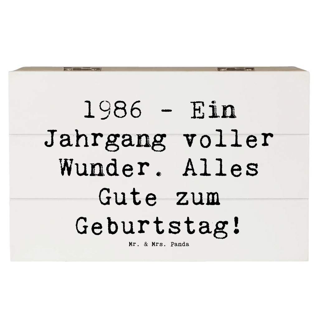 Holzkiste Spruch 1986 Geburtstag Wunder Erinnerungsbox, Kiste, Truhe, Schatulle, Schatzkiste, Holzkiste, Erinnerungskiste, Geschenkdose, Geschenkbox, XXL, Aufbewahrungsbox, Dekokiste, Geburtstag, Geburtstagsgeschenk, Geschenk