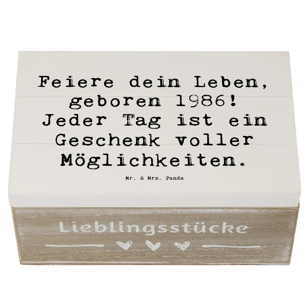 Holzkiste Spruch 1986 Geburtstag Truhe, Dekokiste, Kiste, XXL, Erinnerungsbox, Aufbewahrungsbox, Schatulle, Holzkiste, Erinnerungskiste, Geschenkbox, Geschenkdose, Schatzkiste, Geburtstag, Geburtstagsgeschenk, Geschenk