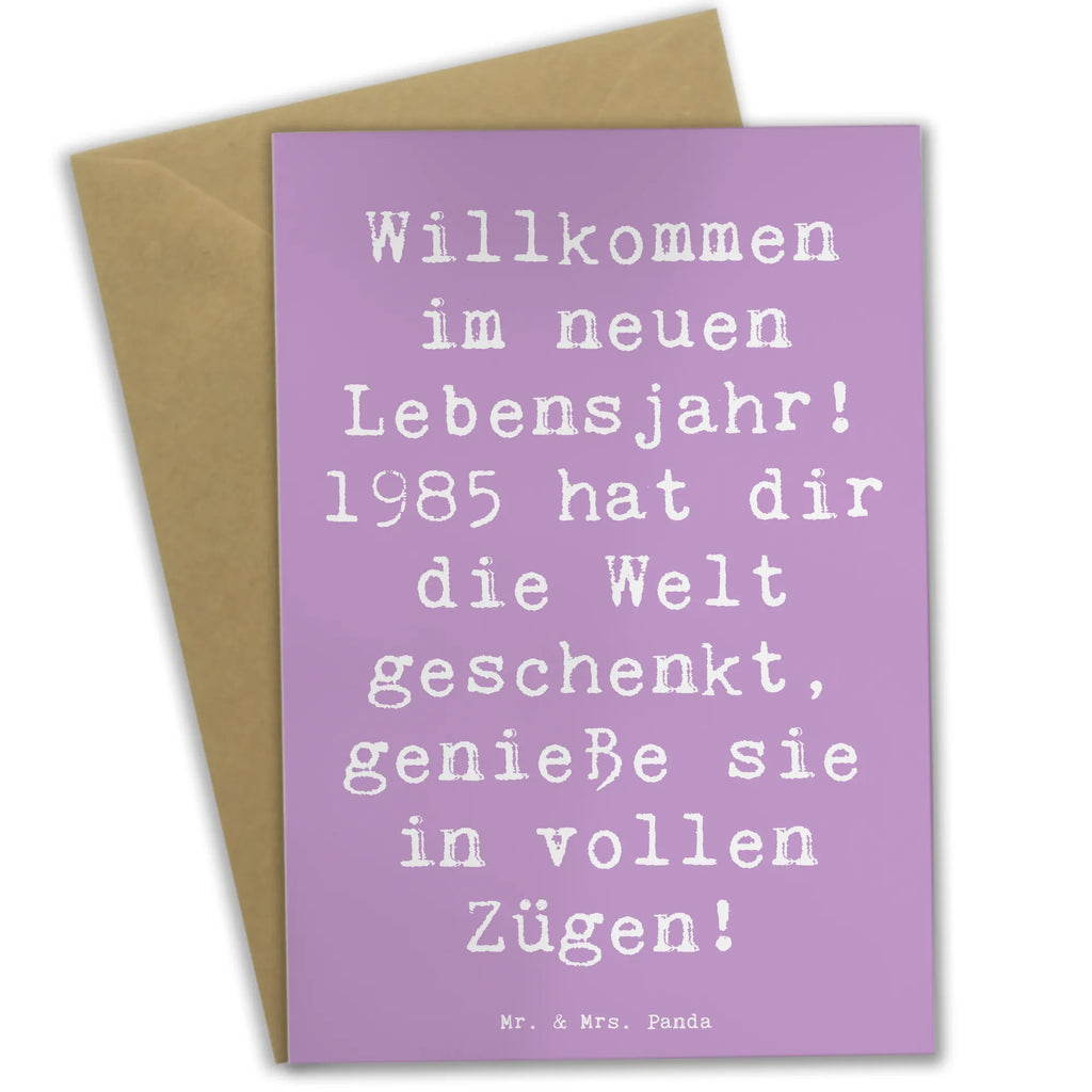 Grußkarte Spruch 1985 Geburtstag Geburtstagskarte, Ansichtskarten, Einladungskarte, Hochzeitskarte, Klappkarte, Karte, Grußkarte, Glückwunschkarte, Geburtstag, Geburtstagsgeschenk, Geschenk