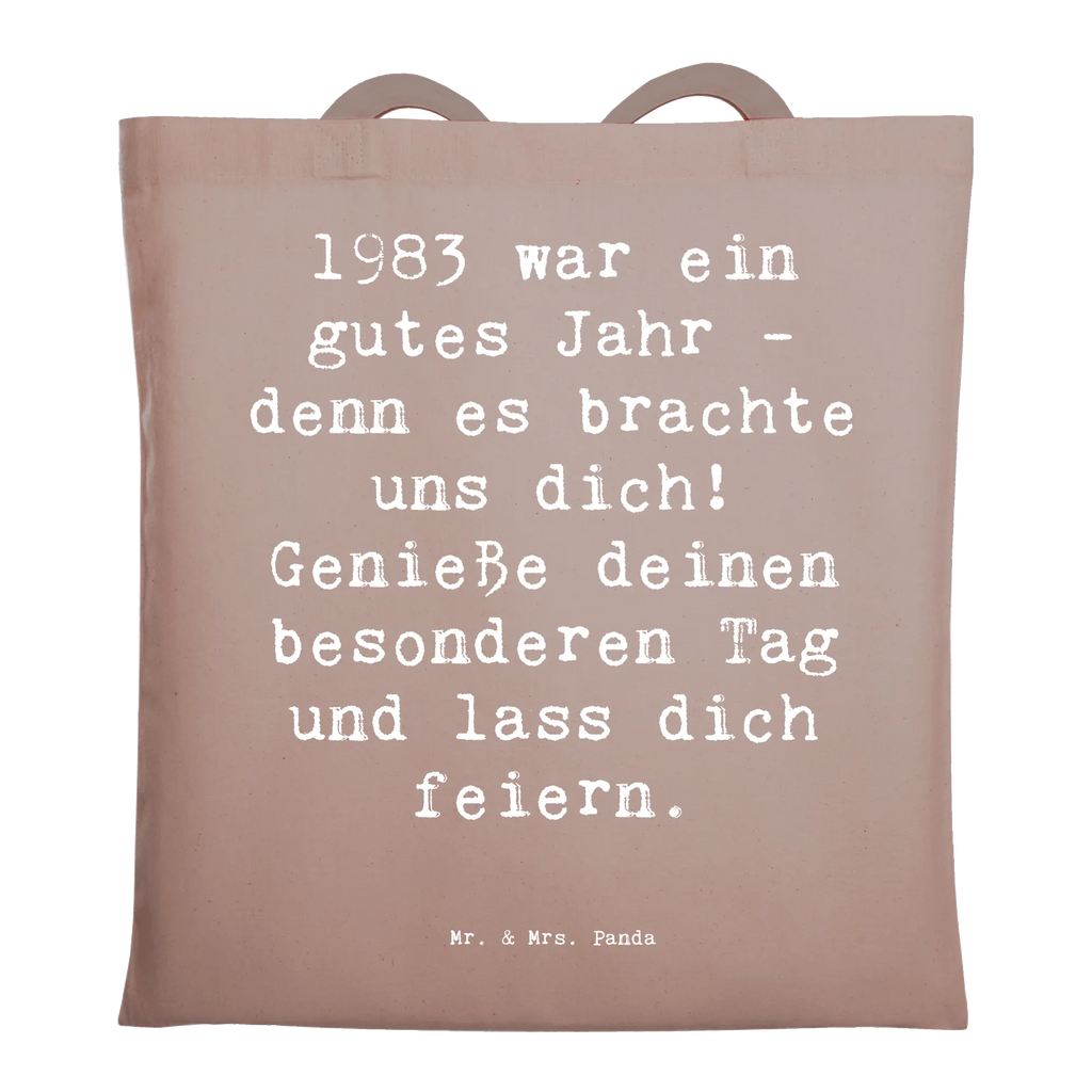 Tragetasche Spruch 1983 Geburtstag Stofftasche, Tragetasche, Shopper, Einkaufstasche, Tasche, Umhängetasche, Beuteltasche, Jutebeutel, Schultertasche, Strandtasche, Badetasche, Einkaufstüte, Laptoptasche, Beutel, Stoffbeutel, Jutetasche, Geburtstag, Geburtstagsgeschenk, Geschenk