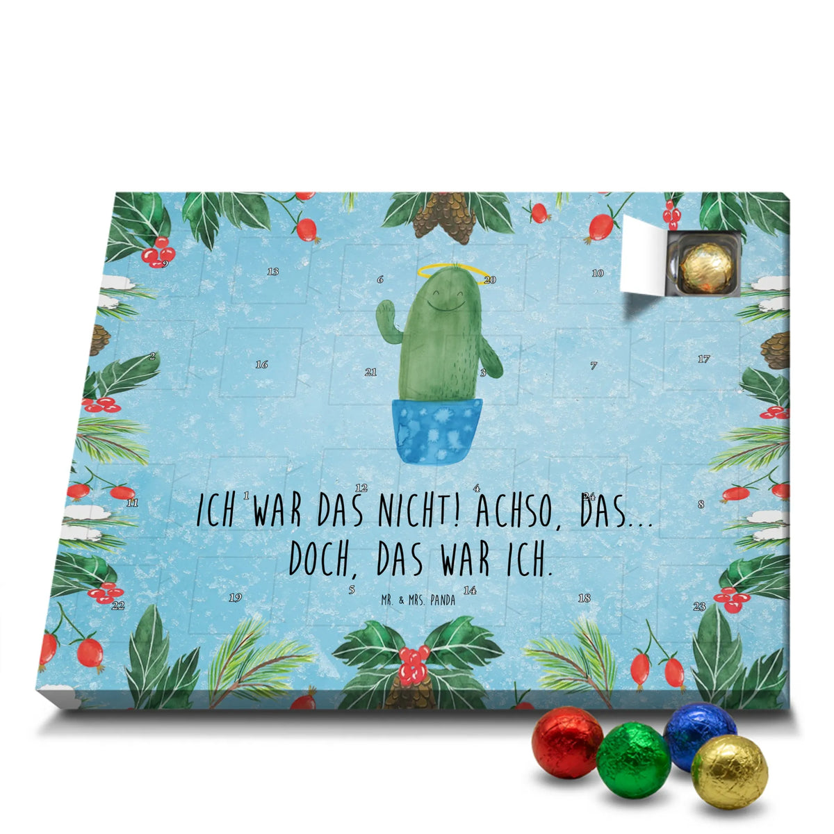 Schoko Adventskalender Kaktus Heilig