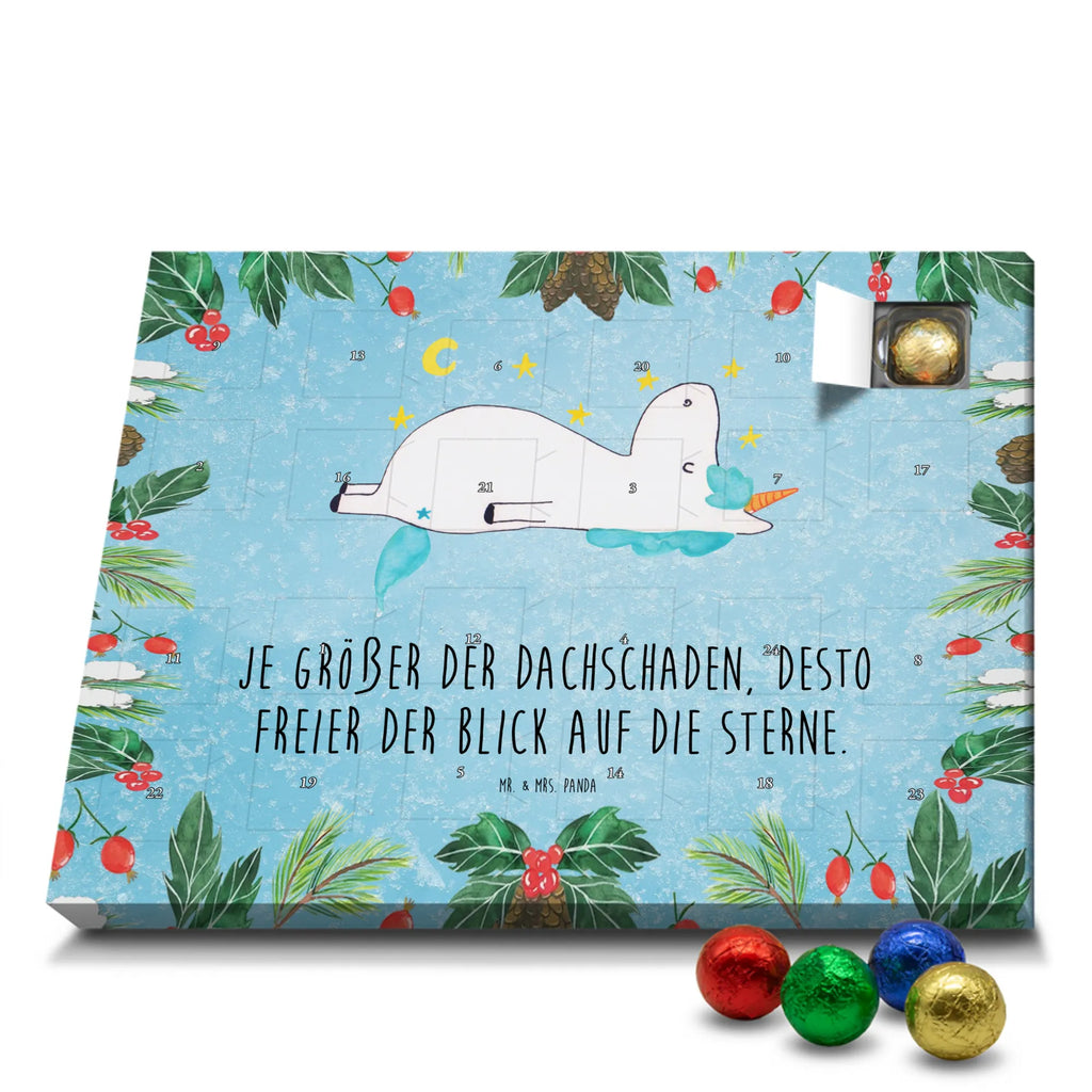 Chocolate advent calendar unicorn starry sky stars, girlfriend gift, heaven, girlfriend present