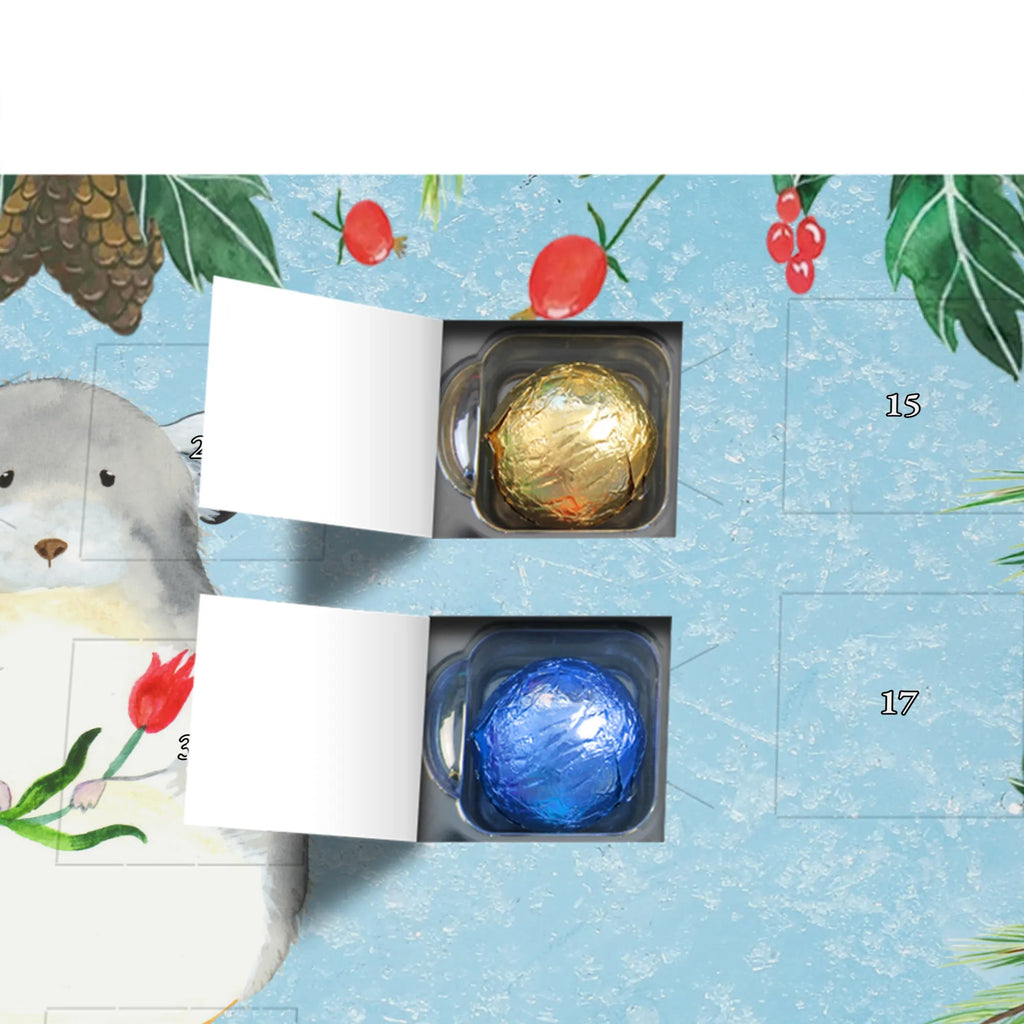 Chocolate advent calendar chinchilla flower gift ideas, gifts, small animals, good mood, cute, funny sayings, cute animal motives, hand drawn, special gifts, card, animal lover, grief, office life, heartache, being sad