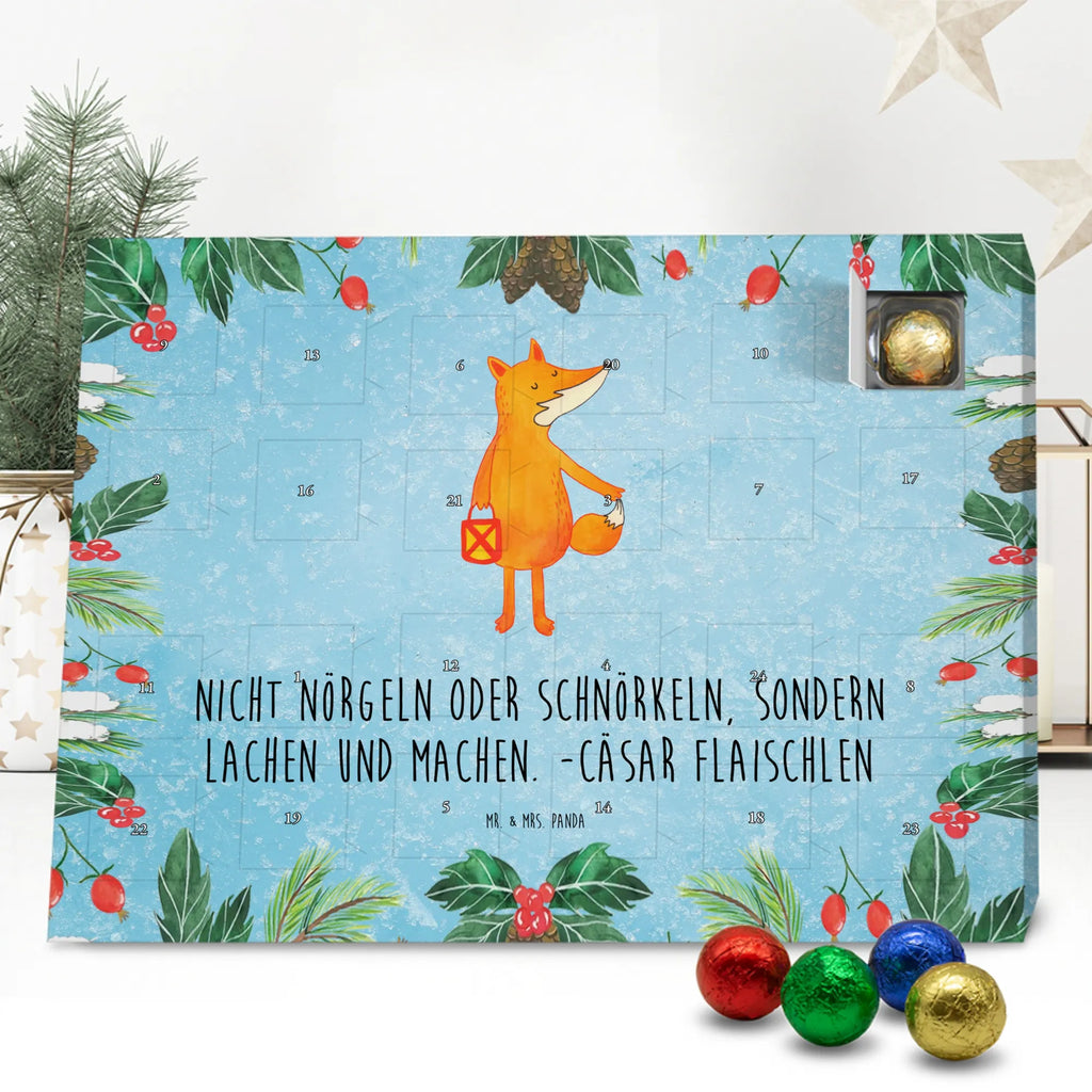 Chocolate advent calendar Fox Lantern forest wildlife, clever as a fox, foxes, animal lover, Lovesickness Spell, Cheer up, Saint Martin, Lantern, Caesar Otto Hugo Flaischlen, Lantern parade, Foxes, Spell comforting