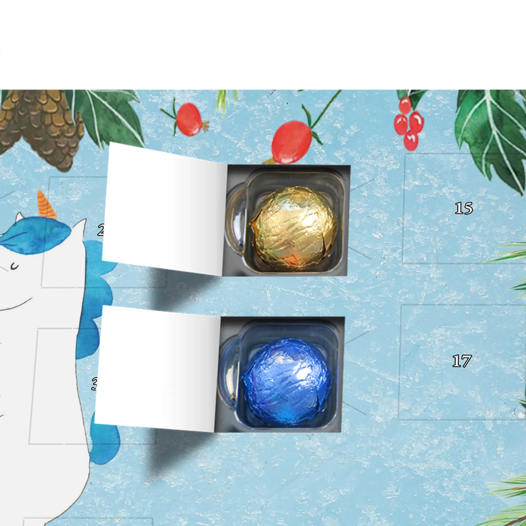 Chocolate advent calendar unicorn Stroll Flowers, Girlfriend present, bff gift, Walk, Mother, Joy, Good Luck