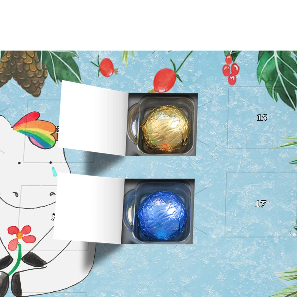 Chocolate advent calendar unicorn Sad friends, Friendship, consoling, grief, greeting card, flower