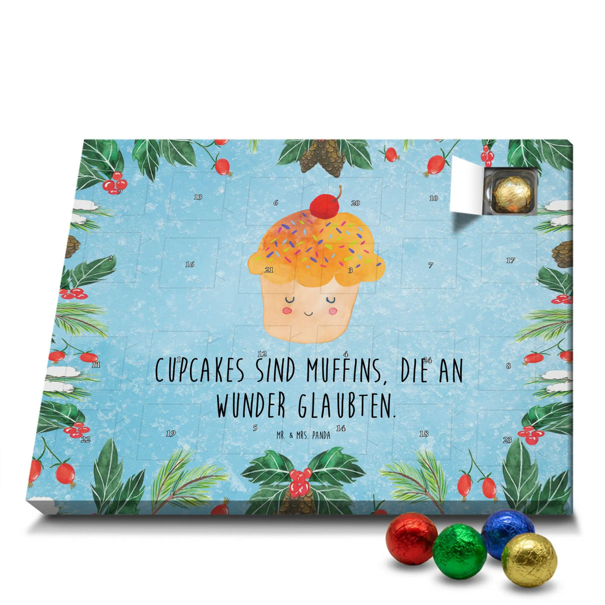 Chocolate advent calendar Cupcake