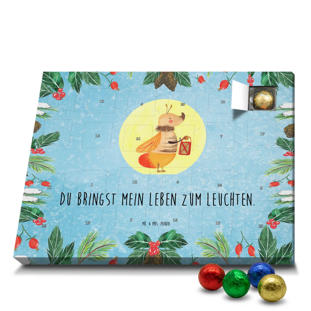 Chocolate advent calendar Firefly gift ideas, gifts, small animals, good mood, cute, funny sayings, cute animal motives, hand drawn, special gifts, card, animal lover, magic, glow, love saying, proof of love, anniversary, butterfly, glowworm, favourite person, marriage proposal