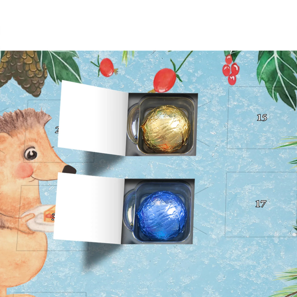 Chocolate advent calendar Hedgehog piece of cake gift ideas, gifts, small animals, good mood, cute, funny sayings, cute animal motives, hand drawn, special gifts, card, animal lover, birthday cake, invitation party, bake cake, food saying, baking gift, cake