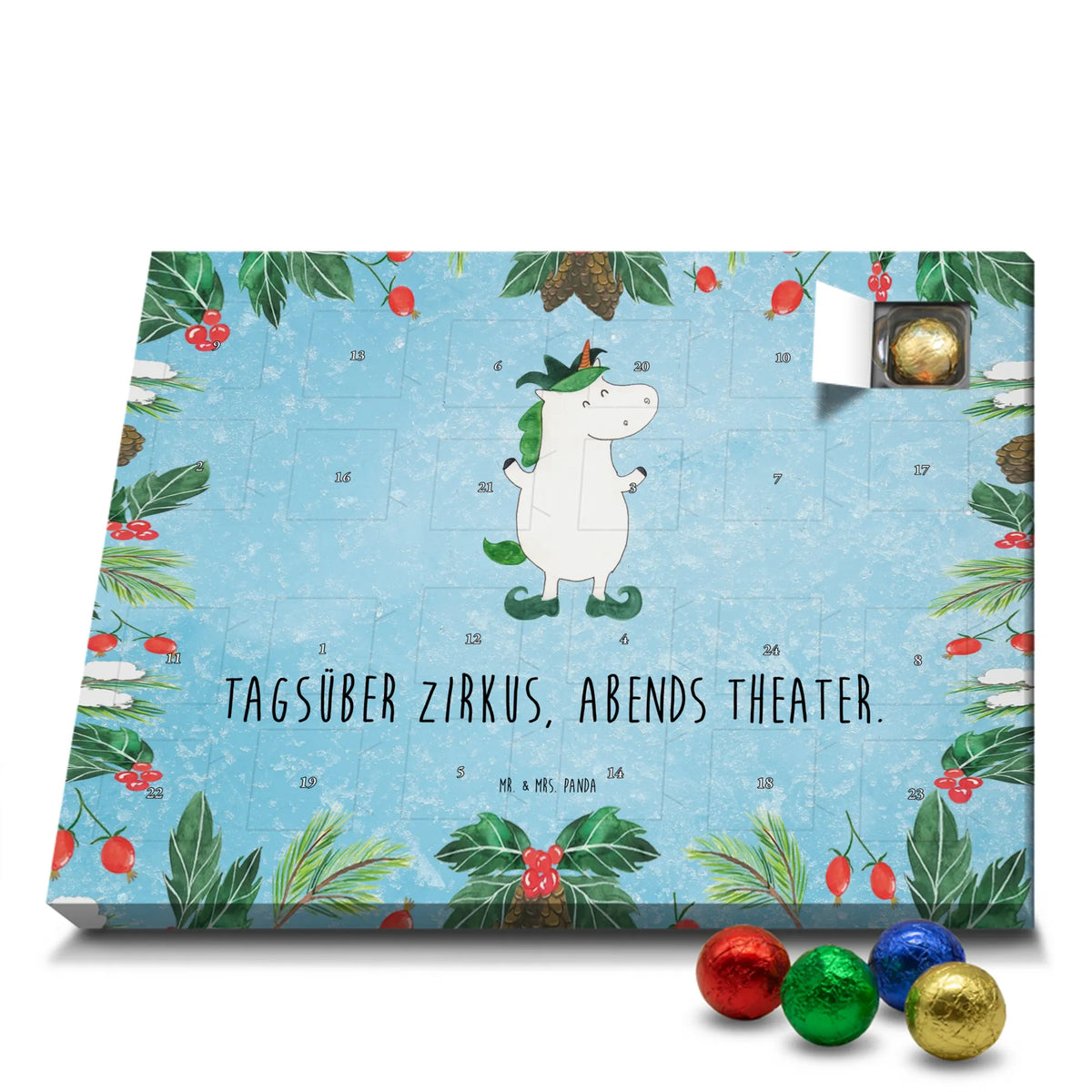 Schoko Adventskalender Einhorn Joker