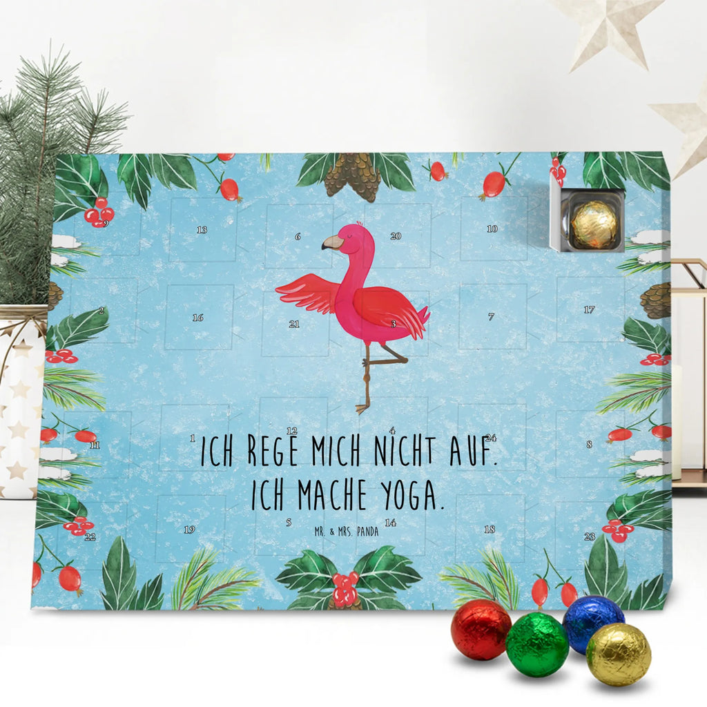 Chocolate advent calendar flamingo yoga gifts, gift idea, small gifts, pink gifts, adults, pink bird, children, bird of paradise, Caribbean feeling, funny sayings, girls gifts, unusual gifts in pink, flamingo fans, red, gift pink, flamingo decoration, vacation, relaxation, mindfulness, yoga exercise, anger, deep relaxation, bird, agitation