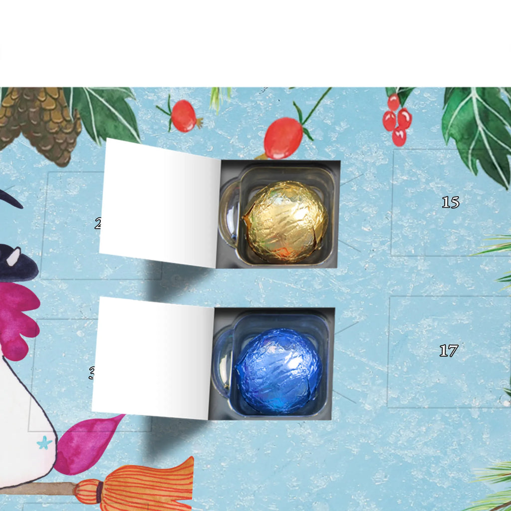 Chocolate advent calendar unicorn Witch bad girl, mad, witch, wife gift, girlfriend present, devil, bitch