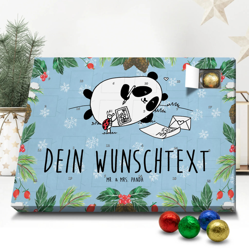  Panda Missing Adventskalender mit Namen, Personalisierter Adventskalender