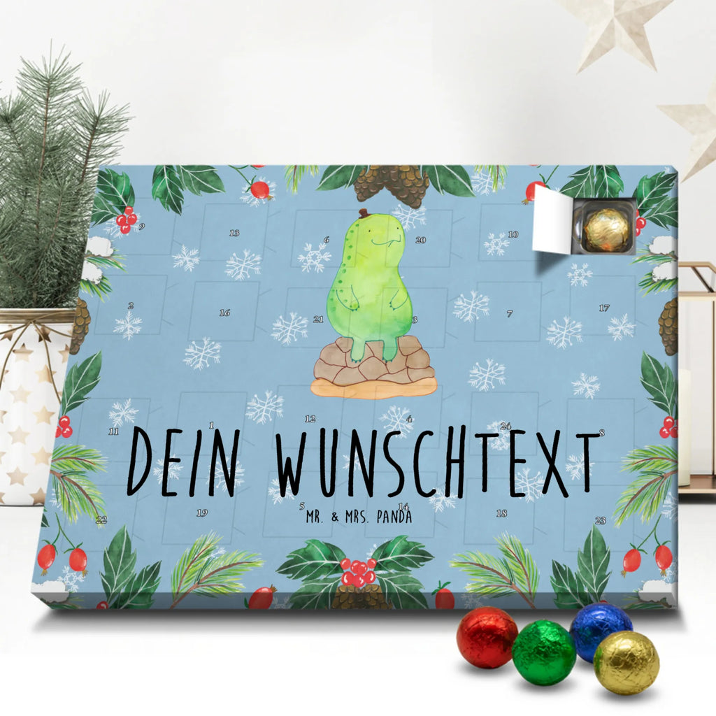 Personalisierter Schoko Adventskalender Schildkröte Pause Personalisierter Adventskalender, Adventskalender mit Namen, Schildkröte, Achtsamkeit, Achtsam, Entschleunigen