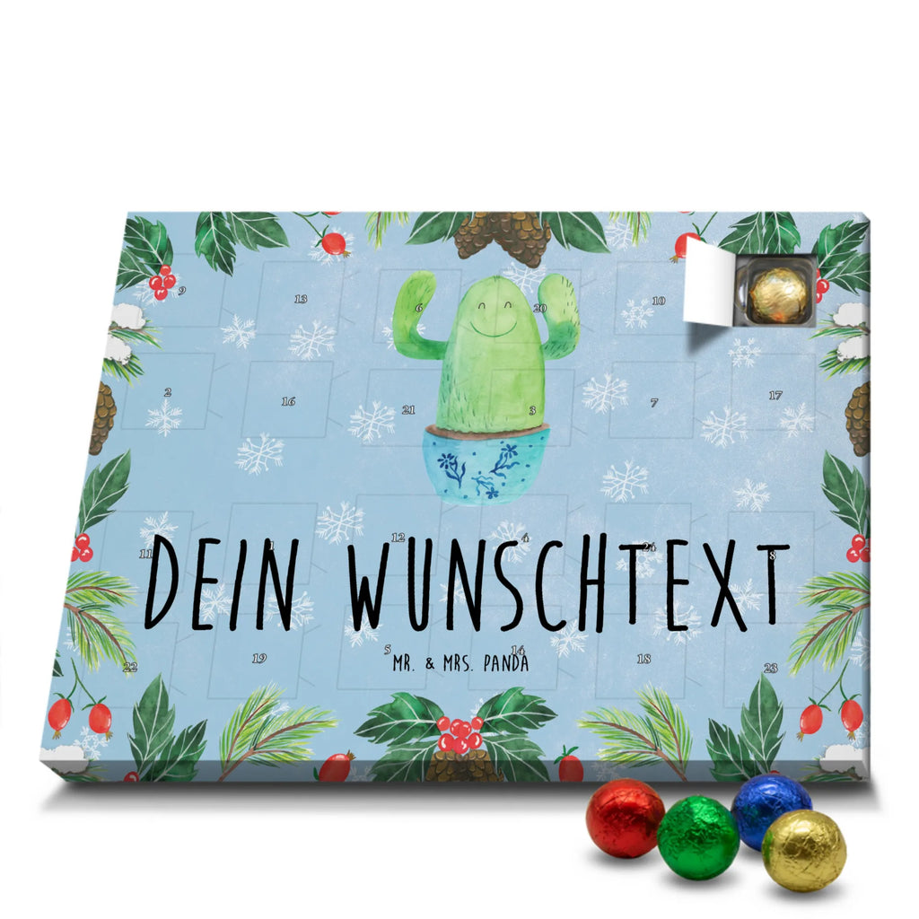 Personalisierter Schoko Adventskalender Kaktus Happy Personalisierter Adventskalender, Adventskalender mit Namen, Kakteen, Kaktus, Motivation, Kindersicherung, Kollegin, Ausbildung, Büroalltag, Freundin, Neustart, Lustig, Mutter, Spruch, Familie, Büro, Kollege