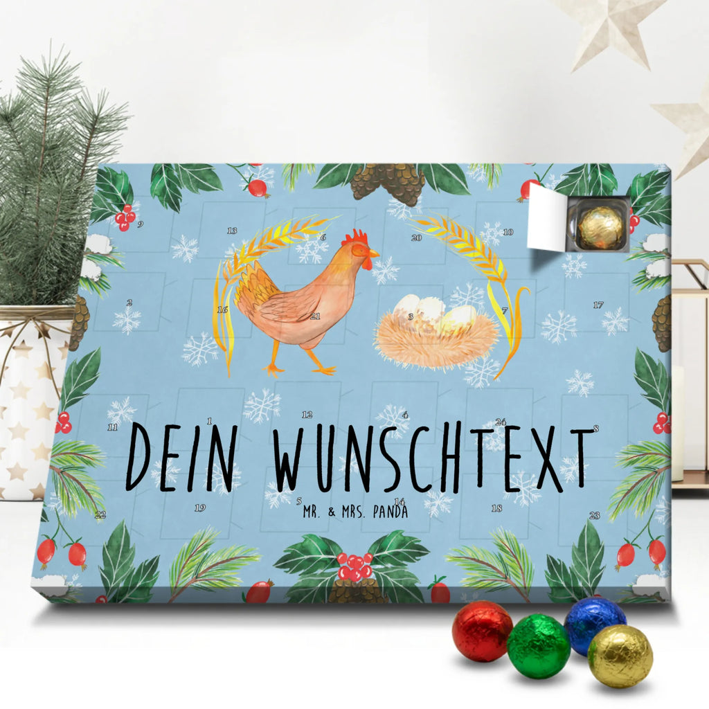 Personalisierter Schoko Adventskalender Huhn Stolz Personalisierter Adventskalender, Adventskalender mit Namen, Hoftiere, Landwirtin, Landwirt, Bauernhof, Hühner, Hof, Eier, Henne, Geburt, Magie, Schwangerschaft, Motivation, Hahn, Spruch, Landleben