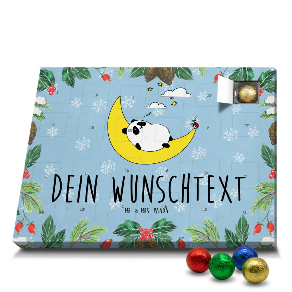 Adventskalender mit Namen Panda Easy Adventskalender mit Namen, Personalisierter Adventskalender