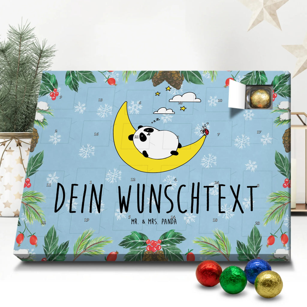 Adventskalender mit Namen Panda Easy Adventskalender mit Namen, Personalisierter Adventskalender