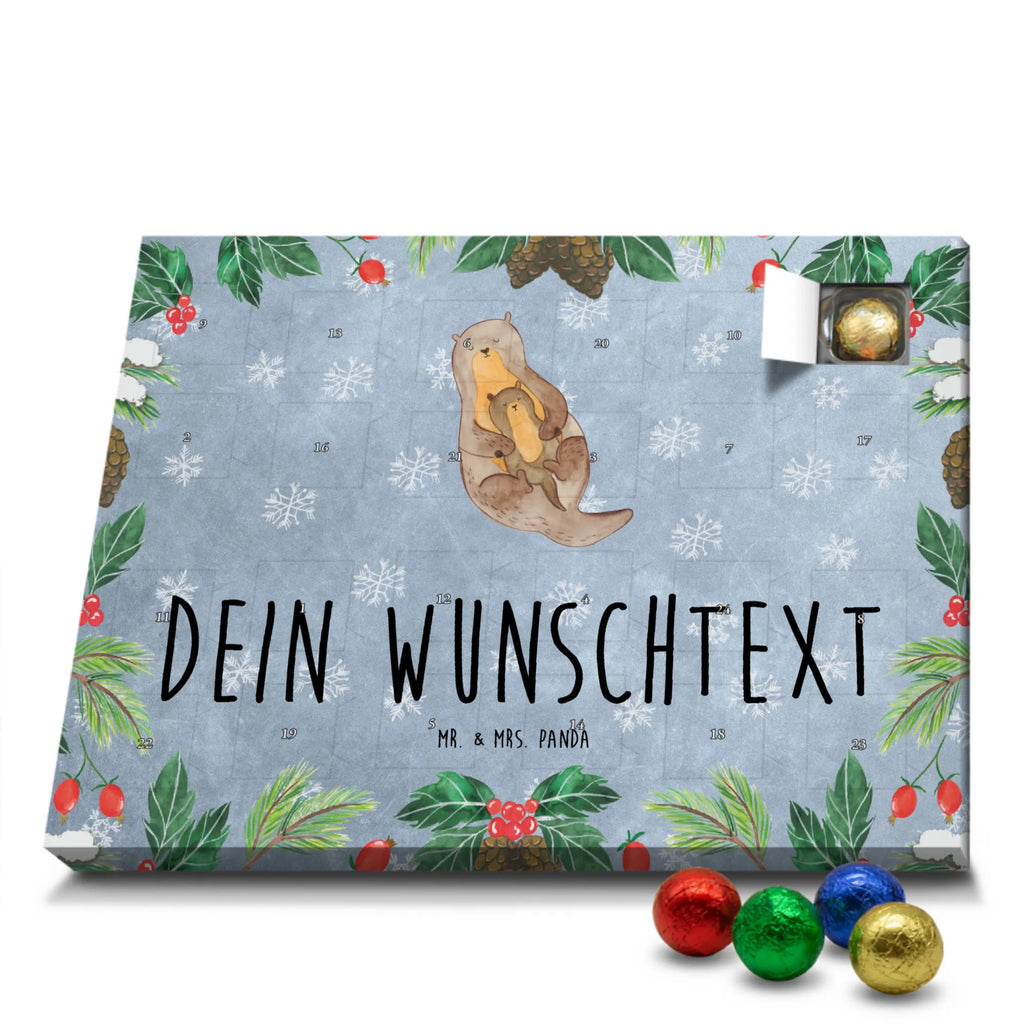 Adventskalender mit Namen Otter Kind Personalisierter Adventskalender, Adventskalender mit Namen, Fischotter, Seeotter, Otter, Otter Seeotter See Otter