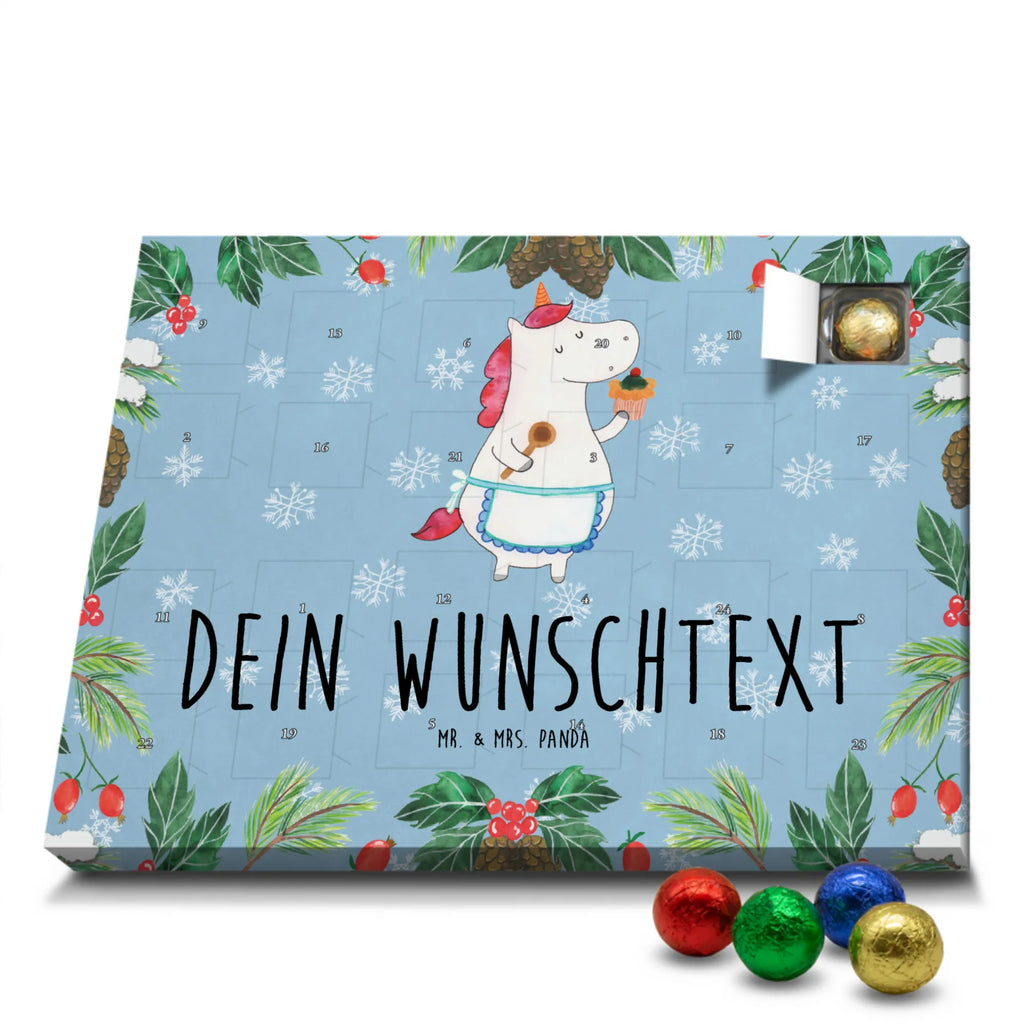 Adventskalender mit Namen Einhorn Küche Personalisierter Adventskalender, Adventskalender mit Namen, Einhörner, Unicorn, Einhorn Deko, Einhorn, Backen, Koch, Bäckerin, Träumen, Kuchen, Hobbykoch, Motivation, Torte, Träumer, Muffin