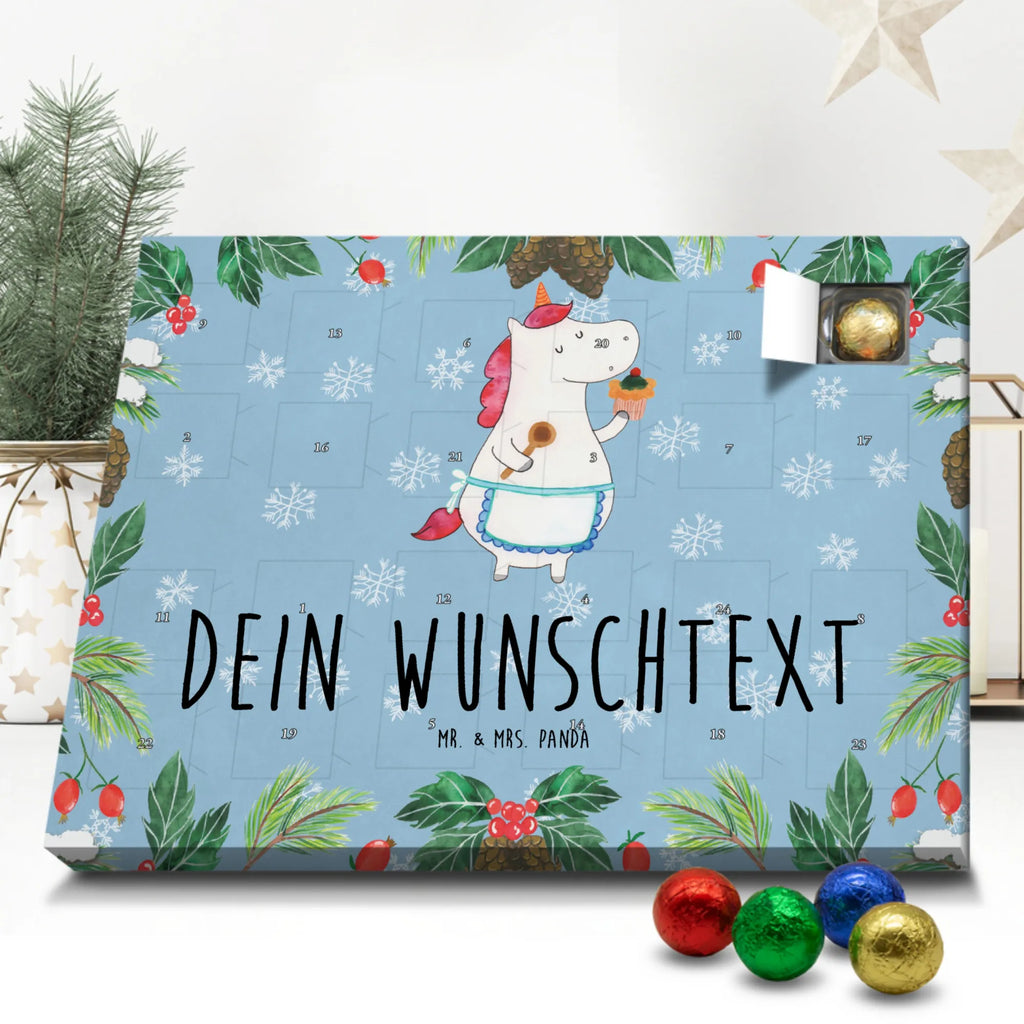 Adventskalender mit Namen Einhorn Küche Personalisierter Adventskalender, Adventskalender mit Namen, Einhörner, Unicorn, Einhorn Deko, Einhorn, Backen, Koch, Bäckerin, Träumen, Kuchen, Hobbykoch, Motivation, Torte, Träumer, Muffin