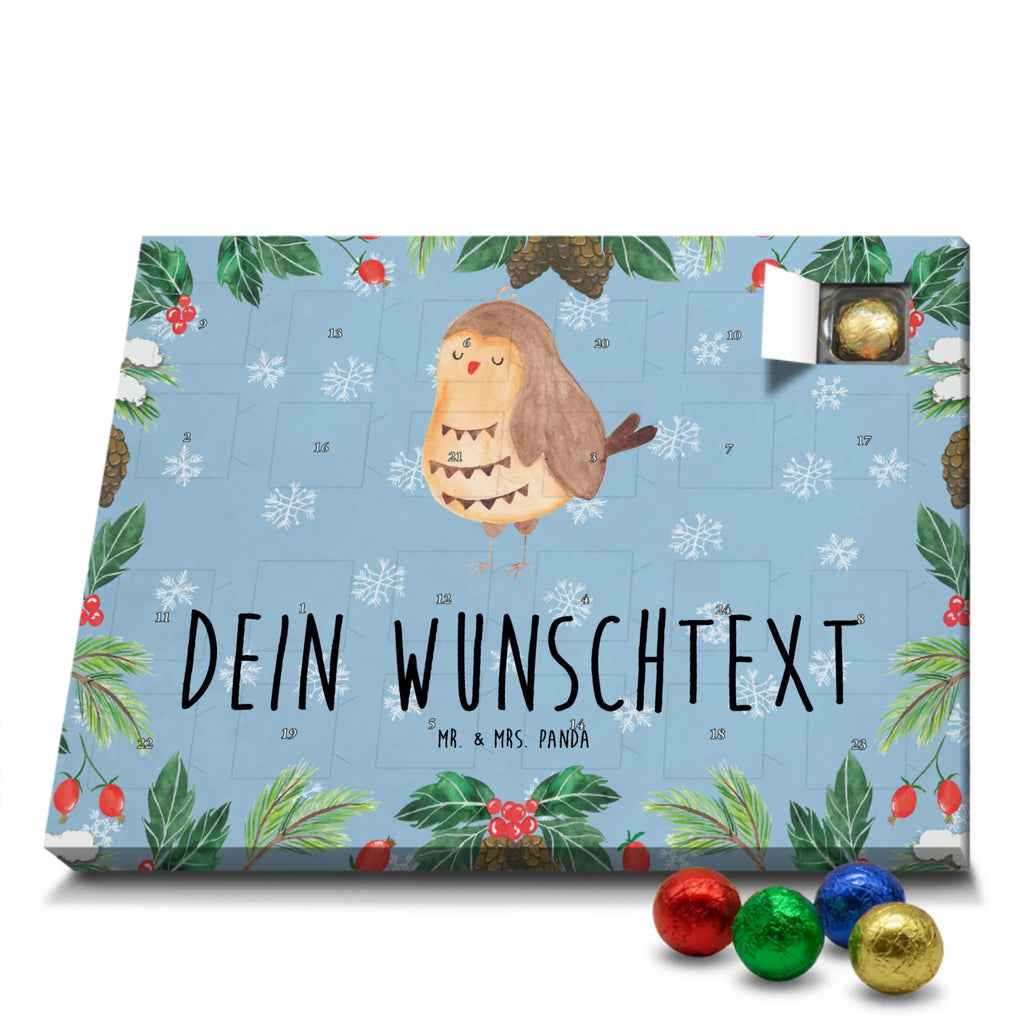 Adventskalender mit Namen Eule Zufrieden Personalisierter Adventskalender, Adventskalender mit Namen, Eule, Romantisch, Eule Spruch, Owl, Wortspiel Lustig, Liebe Spruch, Eule Deko, Geschenk Hochzeitstag, Spruch schön
