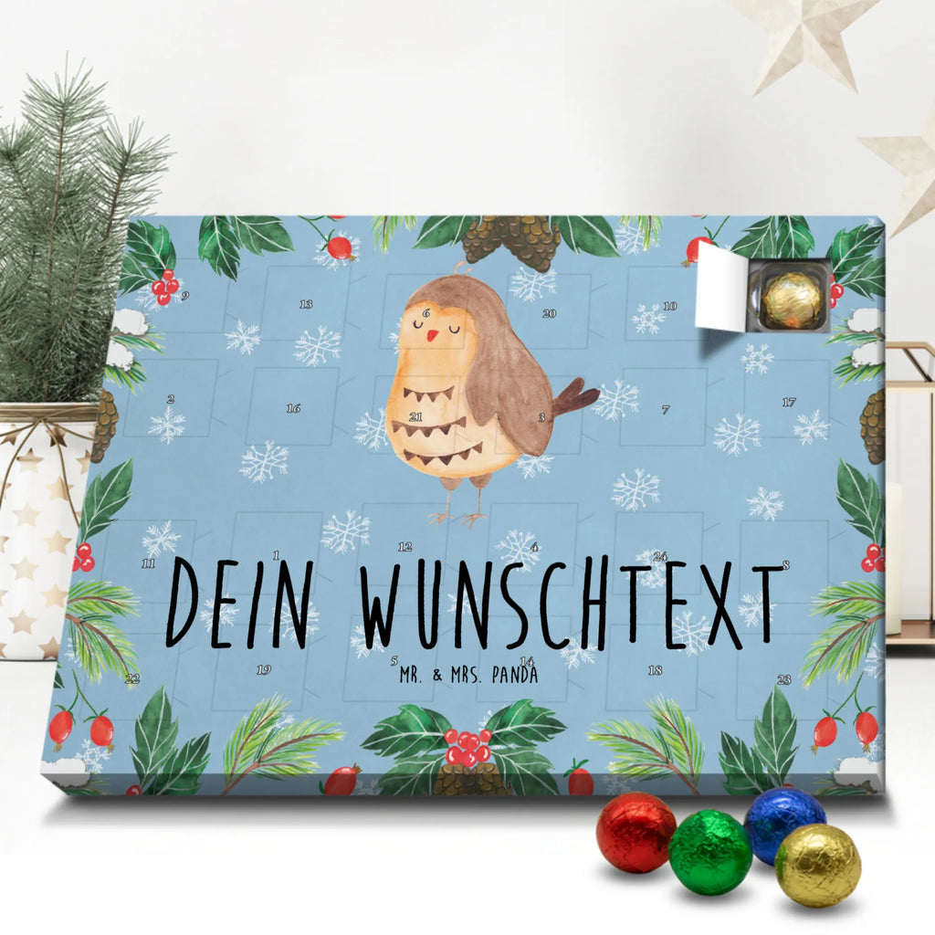 Adventskalender mit Namen Eule Zufrieden Personalisierter Adventskalender, Adventskalender mit Namen, Eule, Romantisch, Eule Spruch, Owl, Wortspiel Lustig, Liebe Spruch, Eule Deko, Geschenk Hochzeitstag, Spruch schön
