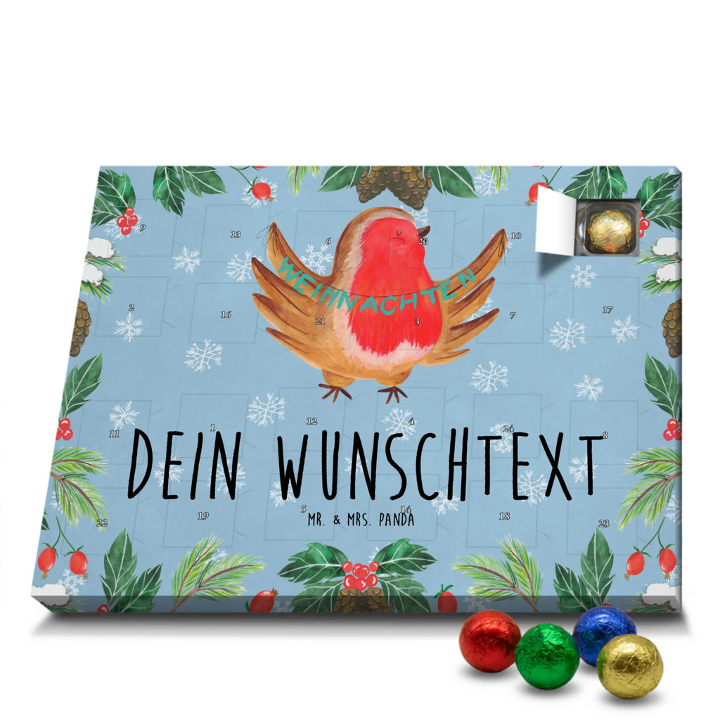 Personalisierter Schoko Adventskalender Rotkehlchen Weihnachten Personalisierter Adventskalender, Adventskalender mit Namen, Wintermotiv, Nikolaus, Weihnachten, Weihnachtsdeko, Winter, Advent, Heiligabend, Vogel, Frohe Weihnachten, Weihnachtsmotiv, Weihnachtsgruß, Xmas