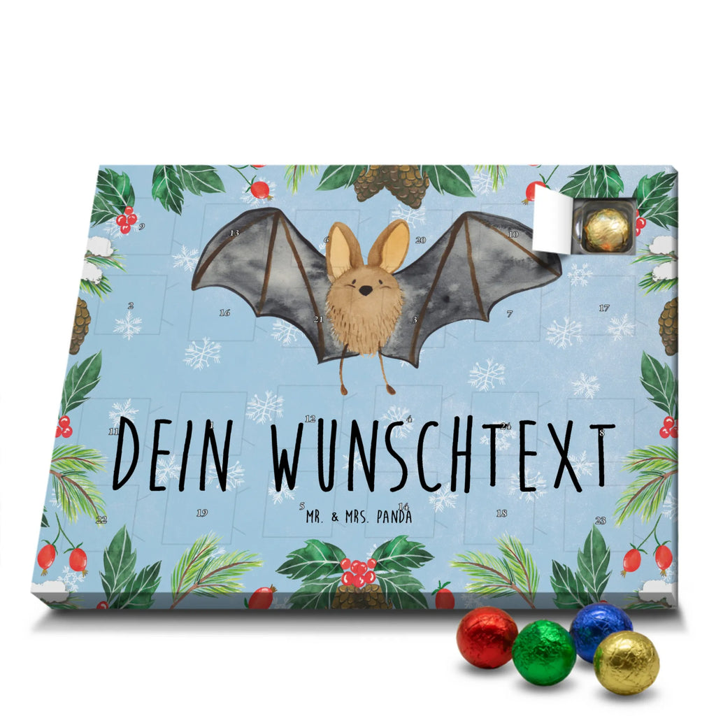 Adventskalender mit Namen Fledermaus Flügel Adventskalender mit Namen, Personalisierter Adventskalender, Tiermotive, Tiere, Gute Laune, Lustige Sprüche