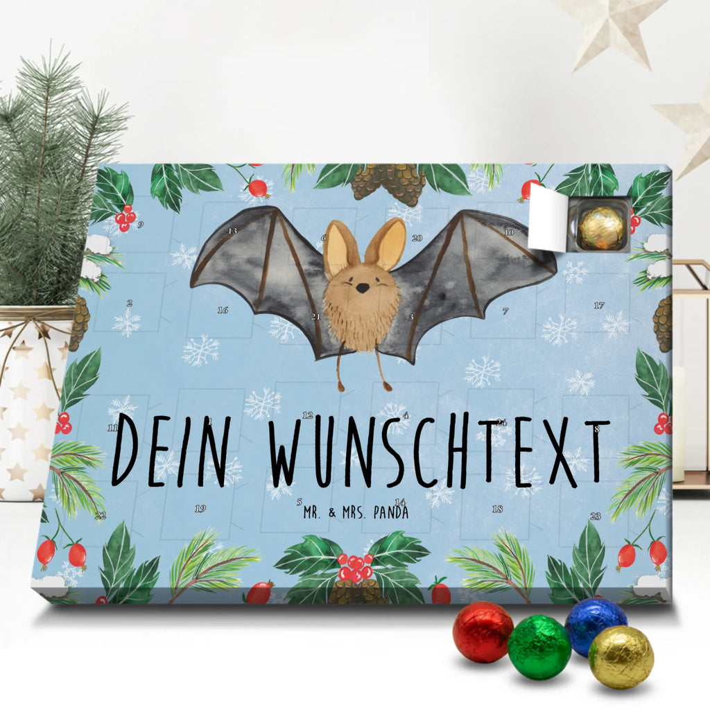Adventskalender mit Namen Fledermaus Flügel Adventskalender mit Namen, Personalisierter Adventskalender, Tiermotive, Tiere, Gute Laune, Lustige Sprüche