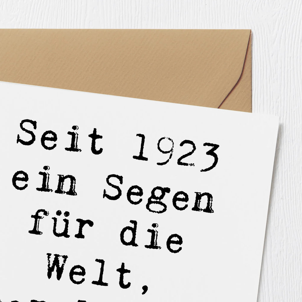 Deluxe Karte Spruch 1923 Geburtstag Segen Hochzeitskarte, Karte, Hochwertige Grußkarte, Grußkarte, Geburtstagskarte, Hochwertige Klappkarte, Klappkarte, Glückwunschkarte, Einladungskarte, Geburtstag, Geburtstagsgeschenk, Geschenk