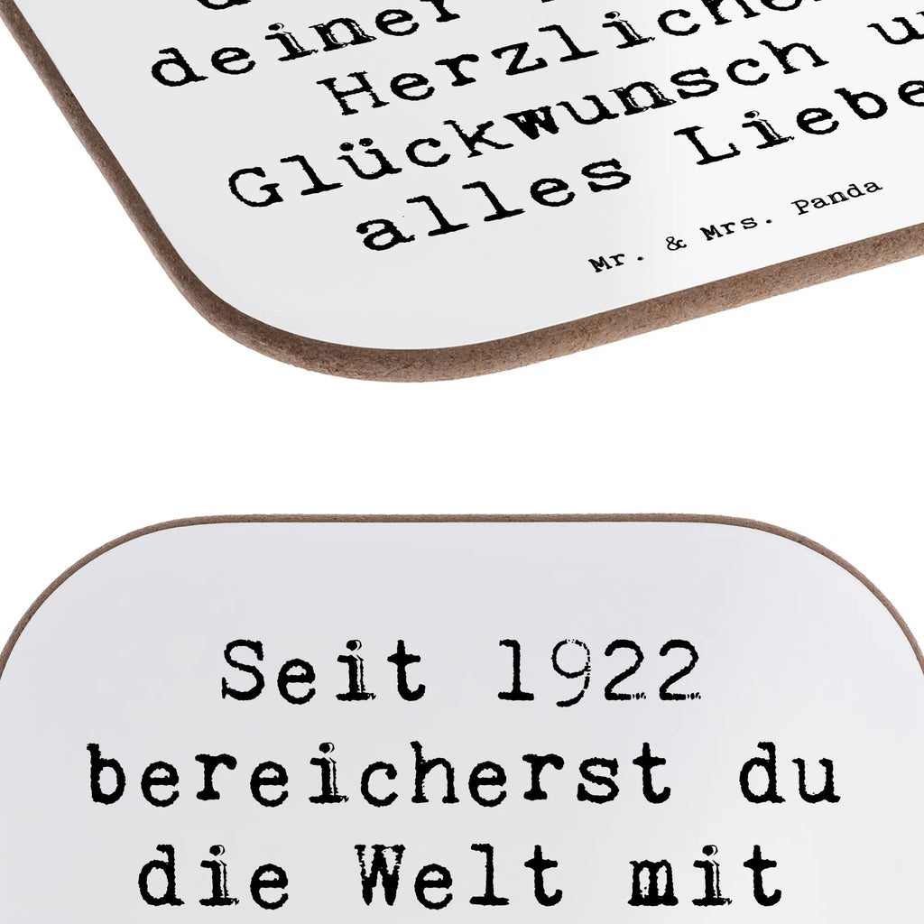 Square coaster Saying Seit 1922 bereicherst du die Welt mit deiner Präsenz. Herzlichen Glückwunsch und alles Liebe! Untersetzer Holz, Holzuntersetzer, Getränkeuntersetzer, Glasuntersetzer, Korkuntersetzer, Tassen Untersetzer, Bierdeckel, Untersetzer Design, Untersetzer, Untersetzer aus Holz, Untersetzer für Gläser, Untersetzer Gläser, Geburtstag, Geburtstagsgeschenk, Geschenk