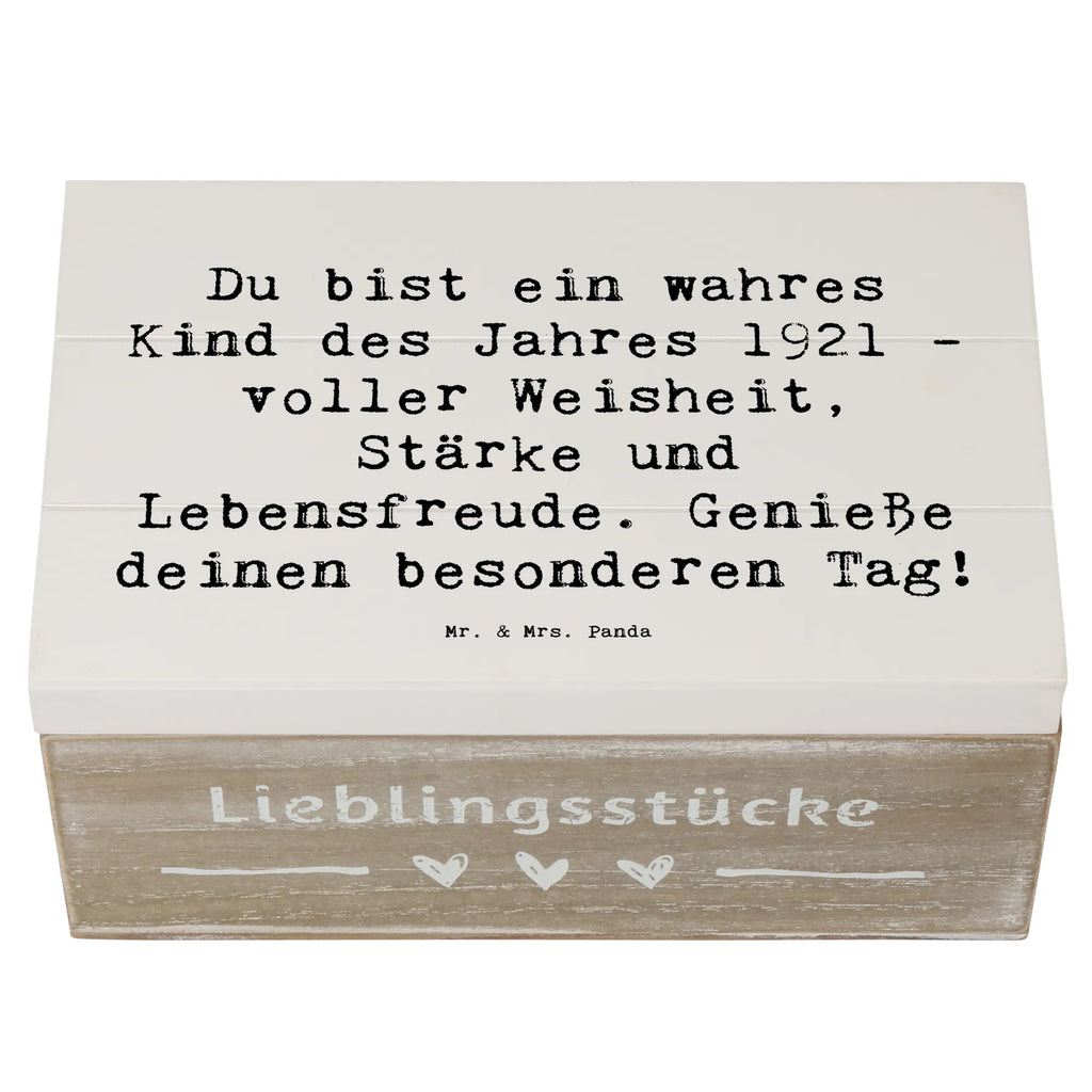 Holzkiste Spruch Du bist ein wahres Kind des Jahres 1921 - voller Weisheit, Stärke und Lebensfreude. Genieße deinen besonderen Tag! Geschenkbox, Holzkiste, Kiste, Geschenkdose, Schatzkiste, Dekokiste, Aufbewahrungsbox, Erinnerungsbox, Schatulle, XXL, Truhe, Erinnerungskiste, Geburtstag, Geburtstagsgeschenk, Geschenk