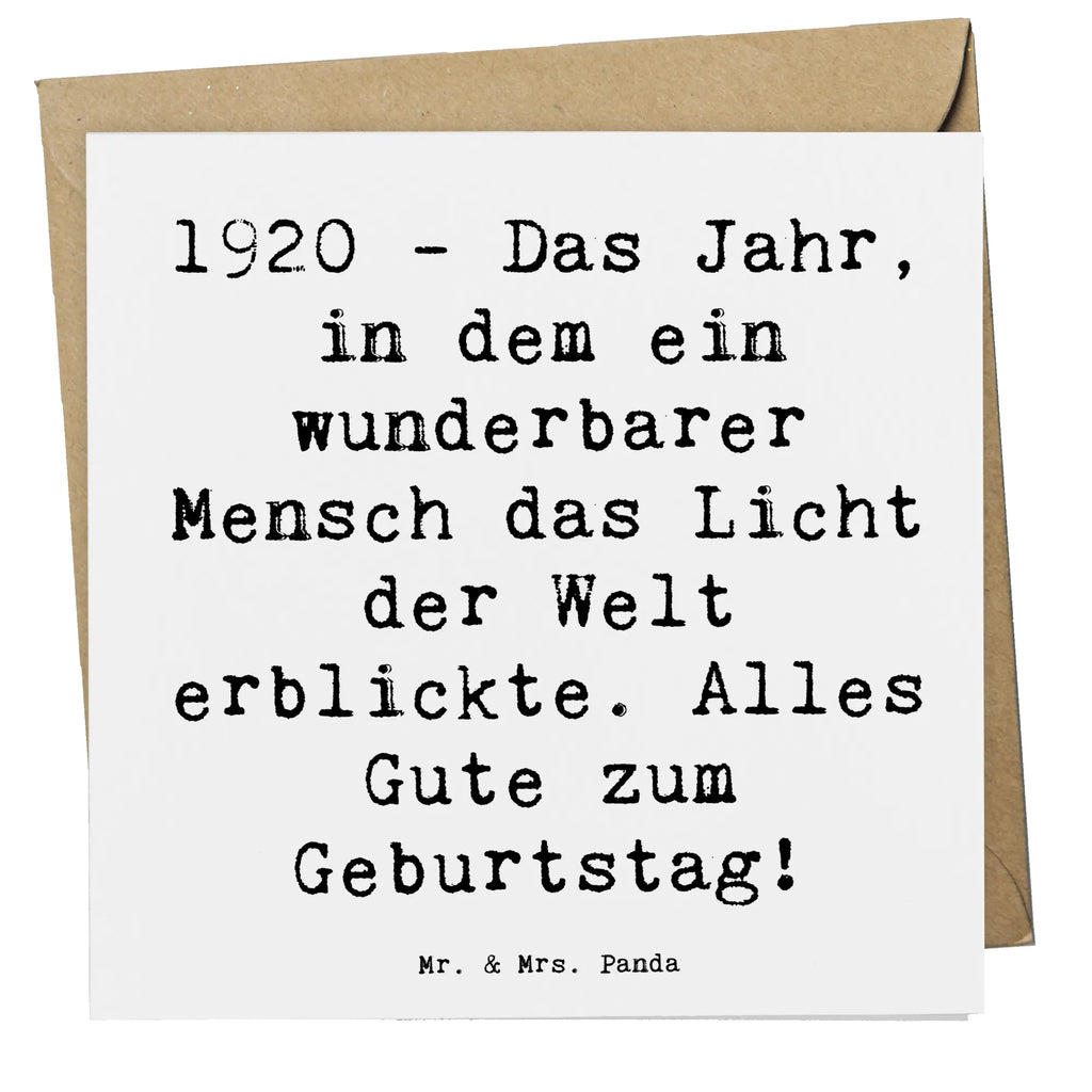 Deluxe Karte Spruch 1920 Geburtstag Karte, Klappkarte, Glückwunschkarte, Geburtstagskarte, Hochwertige Grußkarte, Grußkarte, Hochzeitskarte, Einladungskarte, Hochwertige Klappkarte, Geburtstag, Geburtstagsgeschenk, Geschenk