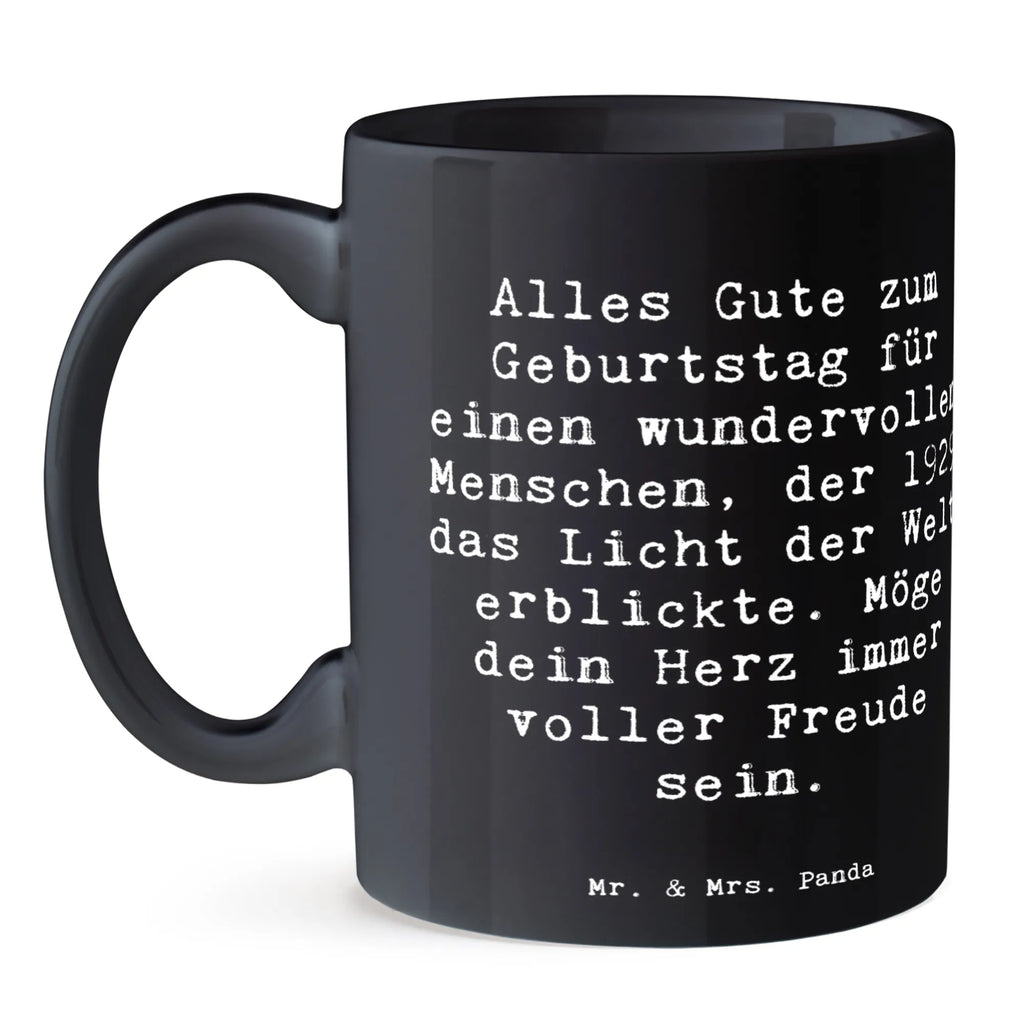 Tasse Spruch Alles Gute zum Geburtstag für einen wundervollen Menschen, der 1929 das Licht der Welt erblickte. Möge dein Herz immer voller Freude sein. Tasse, Bürotasse, Tasse mit Zitaten, Keramiktasse, Geschenktasse, Tasse mit Motiven, Kaffeetasse, Teetasse, Porzellantasse, Geburtstag, Geburtstagsgeschenk, Geschenk