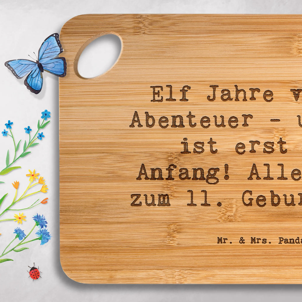 Küchenbrett Spruch 11. Geburtstag Abenteuer Küchenbrett, Servierbrett, Holzbrettchen, Schneidebrett, Frühstücksbrett, Hackbrett, Brett, Holzbrett, Geburtstag, Geburtstagsgeschenk, Geschenk