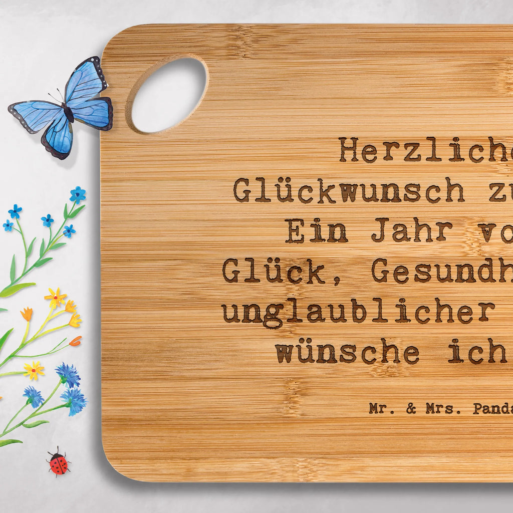 Bambus - deska do krojenia Przysłowie Herzlichen Glückwunsch zum 33.! Ein Jahr voller Glück, Gesundheit und unglaublicher Momente wünsche ich dir. Urodziny, prezent urodzinowy, prezent