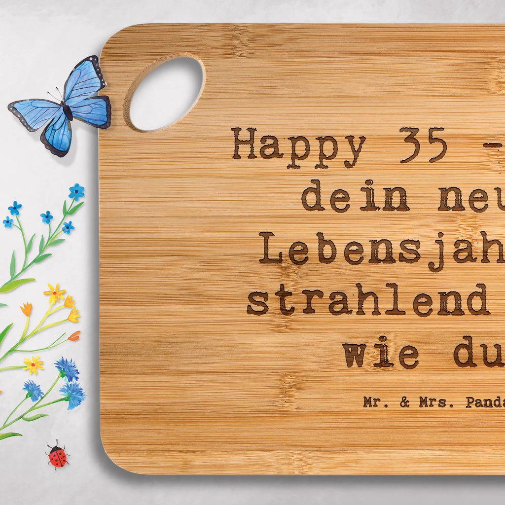 Holzbrettchen Spruch 35. Geburtstag Glückwünsche Holzbrettchen, Küchenbrett, Holzbrett, Brett, Hackbrett, Schneidebrett, Frühstücksbrett, Servierbrett, Geburtstag, Geburtstagsgeschenk, Geschenk