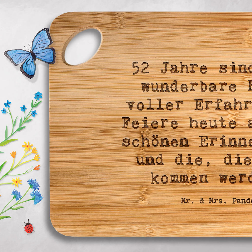 Frühstücksbrett Spruch 52. Geburtstag Frühstücksbrett, Holzbrett, Brett, Hackbrett, Servierbrett, Schneidebrett, Holzbrettchen, Küchenbrett, Geburtstag, Geburtstagsgeschenk, Geschenk