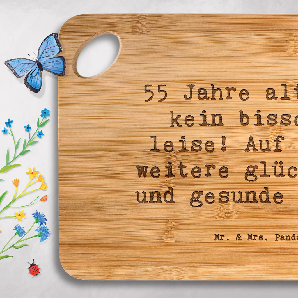 Bamboo chopping board Saying 55 Jahre alt, und kein bisschen leise! Auf viele weitere glückliche und gesunde Jahre! engraving, cutting block, carving board, breakfast board, dulcimer, kitchen, wood, slices, breakfast, solid, cutting board, kitchen board, robust, nature, bamboo, board, Birthday, celebration, party, birthday party, friends, family, birthday wish, birthday present, birthday cards, 18th birthday, 30th birthday, 40th, 50th, 60th, 70th, 80th, 90th, 90th., gift ideas, gifts for girlfriend, boyfriend, mom, dad, brother, sister, congratulations, funny, sayings, 1 year, money gifts, guest gifts, gifts online, gift basket, special gifts, unusual gifts, extraordinary gifts, gift package, original gifts, gift items, special birthday gifts