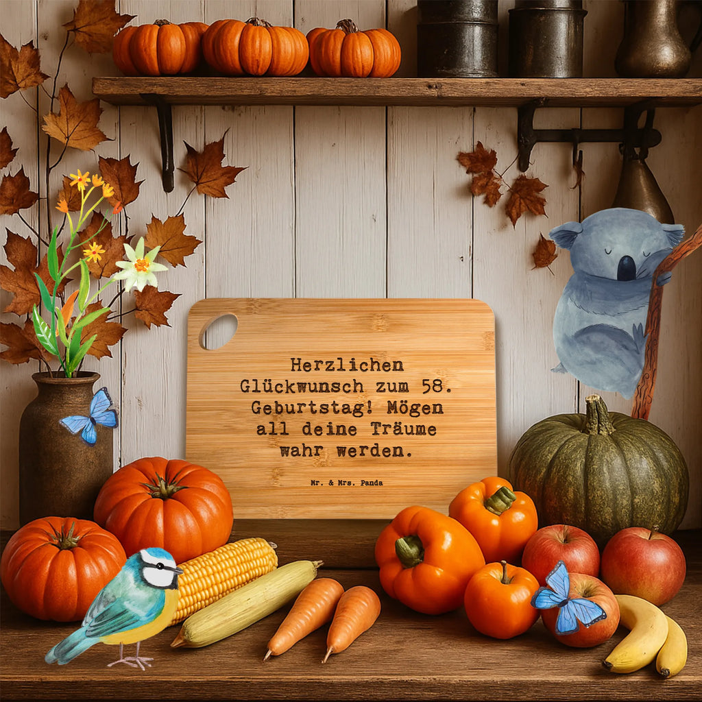 Holzbrettchen Spruch 58. Geburtstag Holzbrettchen, Servierbrett, Brett, Holzbrett, Küchenbrett, Schneidebrett, Hackbrett, Frühstücksbrett, Geburtstag, Geburtstagsgeschenk, Geschenk
