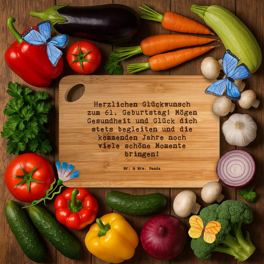 Bamboo chopping board Saying Herzlichen Glückwunsch zum 61. Geburtstag! Mögen Gesundheit und Glück dich stets begleiten und die kommenden Jahre noch viele schöne Momente bringen! engraving, breakfast board, board, cutting block, cutting board, carving board, wood, breakfast, solid, kitchen, kitchen board, robust, bamboo, dulcimer, nature, slices, Birthday, celebration, party, birthday party, friends, family, birthday wish, birthday present, birthday cards, 18th birthday, 30th birthday, 40th, 50th, 60th, 70th, 80th, 90th, 90th., gift ideas, gifts for girlfriend, boyfriend, mom, dad, brother, sister, congratulations, funny, sayings, 1 year, money gifts, guest gifts, gifts online, gift basket, special gifts, unusual gifts, extraordinary gifts, gift package, original gifts, gift items, special birthday gifts