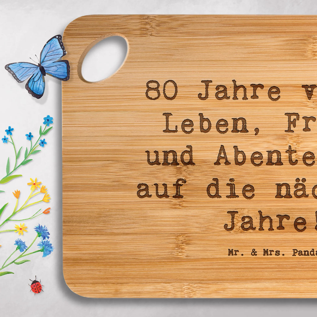 Servierbrett Spruch 80. Geburtstag Abenteuer Servierbrett, Holzbrettchen, Küchenbrett, Holzbrett, Frühstücksbrett, Schneidebrett, Brett, Hackbrett, Geburtstag, Geburtstagsgeschenk, Geschenk