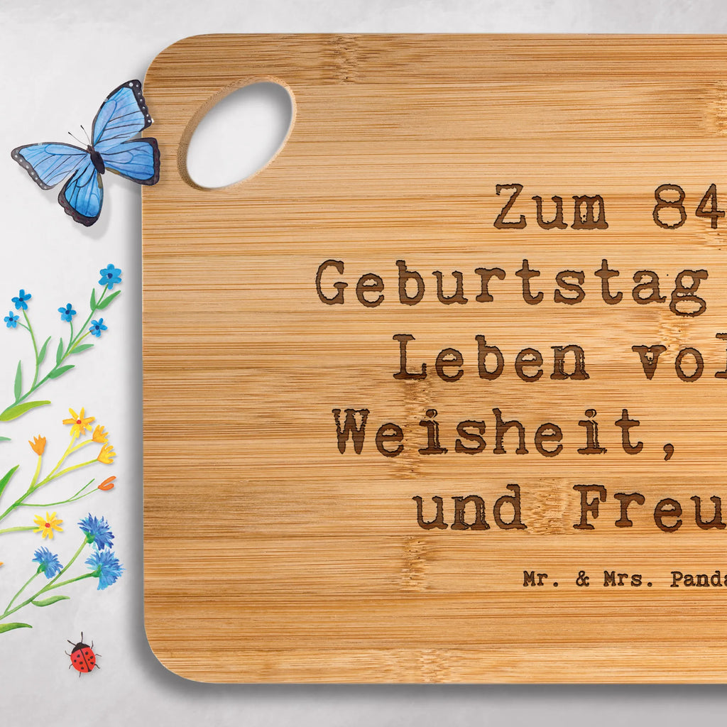 Schneidebrett Spruch 84. Geburtstag Schneidebrett, Brett, Küchenbrett, Servierbrett, Holzbrettchen, Holzbrett, Frühstücksbrett, Hackbrett, Geburtstag, Geburtstagsgeschenk, Geschenk