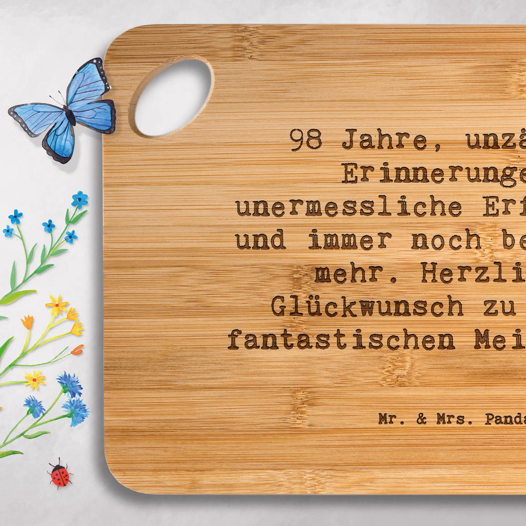 Holzbrettchen Spruch 98. Geburtstag Holzbrettchen, Holzbrett, Brett, Küchenbrett, Servierbrett, Hackbrett, Frühstücksbrett, Schneidebrett, Geburtstag, Geburtstagsgeschenk, Geschenk