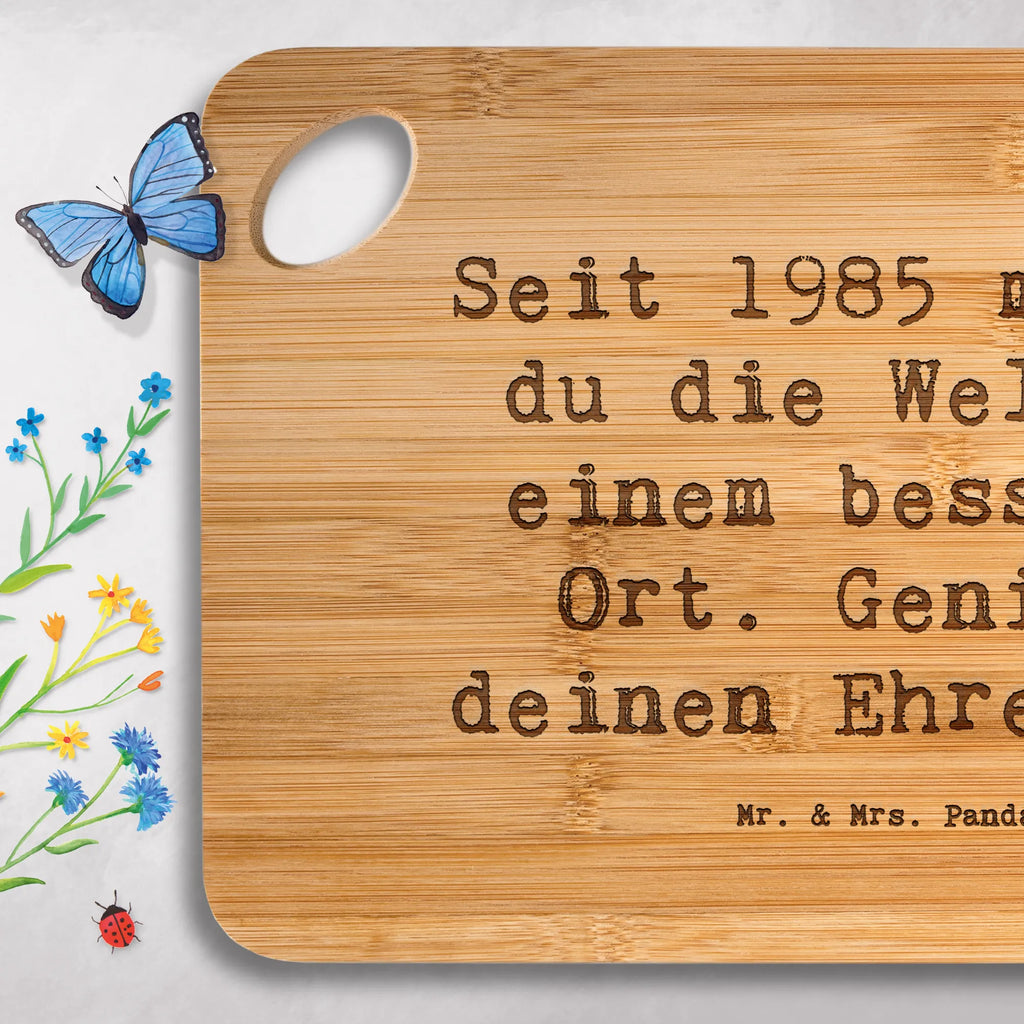 Brett Spruch 1985 Geburtstag Brett, Hackbrett, Holzbrettchen, Küchenbrett, Schneidebrett, Servierbrett, Holzbrett, Frühstücksbrett, Geburtstag, Geburtstagsgeschenk, Geschenk