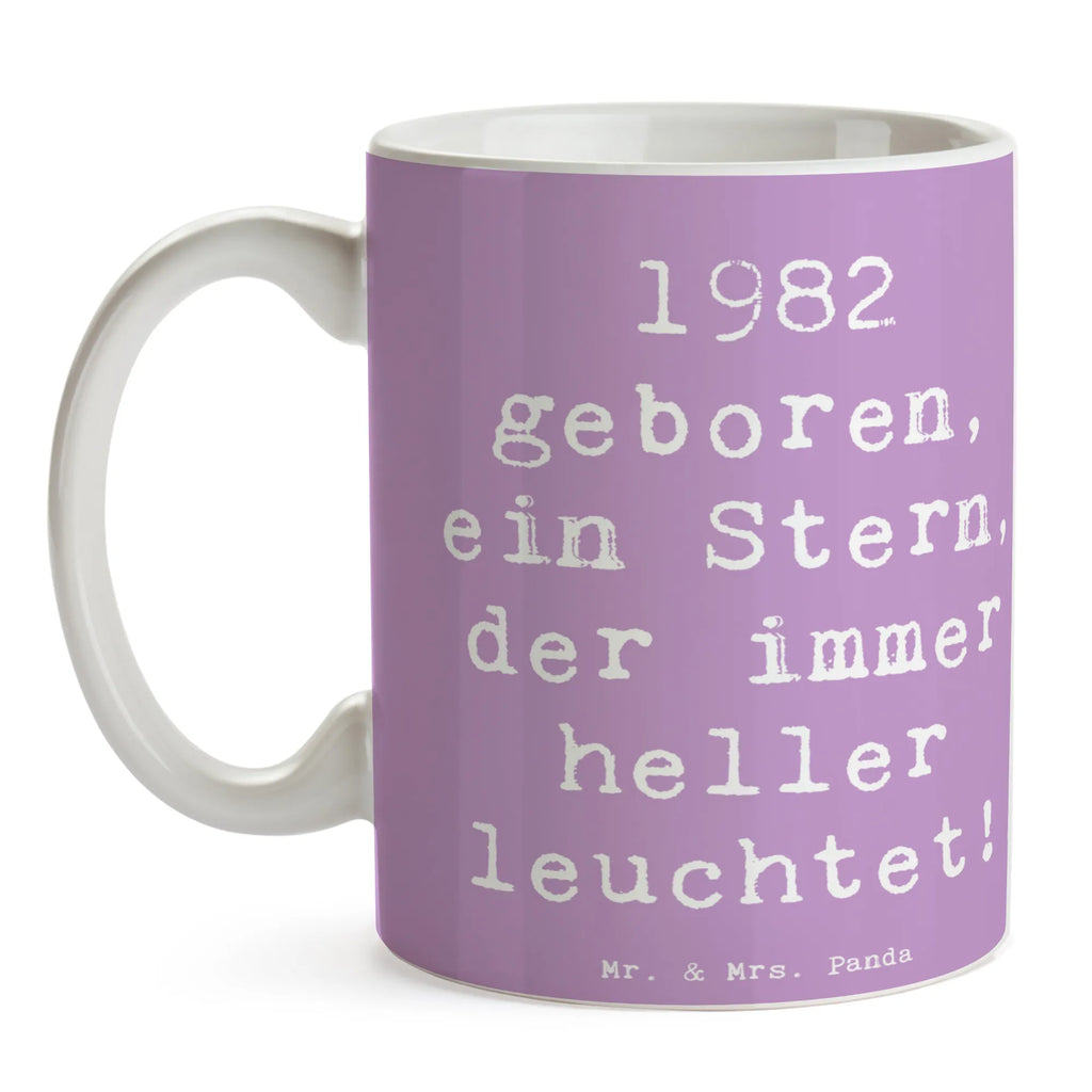 Tasse Spruch 1982 Geburtstag Stern Bürotasse, Porzellantasse, Tasse mit Motiven, Tasse, Tasse mit Zitaten, Geschenktasse, Teetasse, Keramiktasse, Kaffeetasse, Geburtstag, Geburtstagsgeschenk, Geschenk