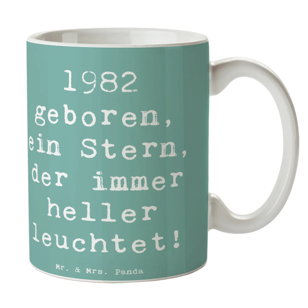 Tasse Spruch 1982 Geburtstag Stern Bürotasse, Porzellantasse, Tasse mit Motiven, Tasse, Tasse mit Zitaten, Geschenktasse, Teetasse, Keramiktasse, Kaffeetasse, Geburtstag, Geburtstagsgeschenk, Geschenk