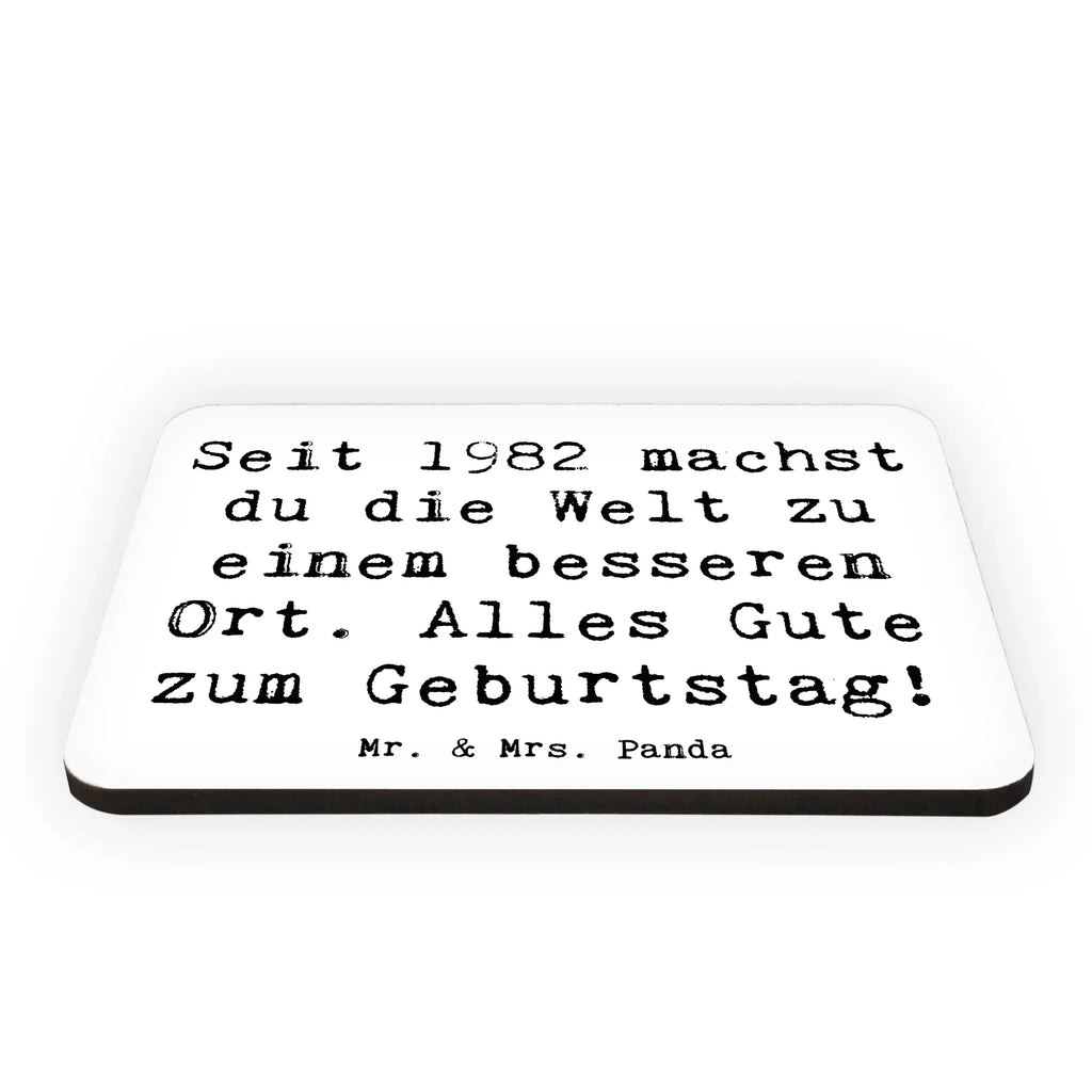 Magnet Saying Seit 1982 machst du die Welt zu einem besseren Ort. Alles Gute zum Geburtstag! Pinnwandmagnet, Notiz Magnet, Kühlschrank Dekoration, Motivmagnete, Souvenir Magnet, Whiteboard Magnet, Dekomagnet, Kühlschrankmagnet, Geburtstag, Geburtstagsgeschenk, Geschenk
